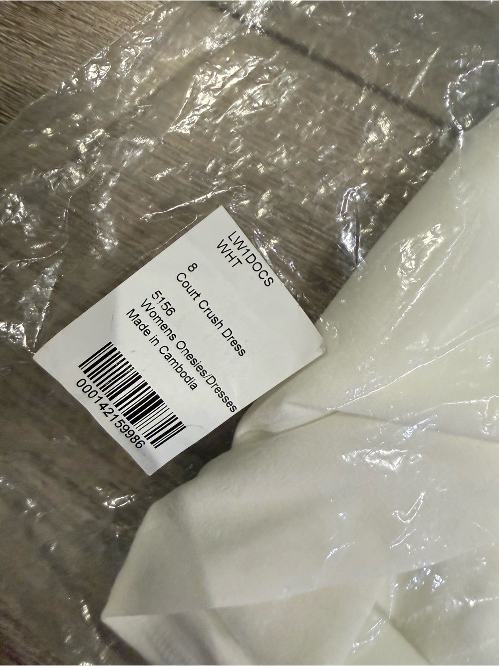 Brand new Lululemon Court Crush Dress white size 8 - Picture 10 of 10